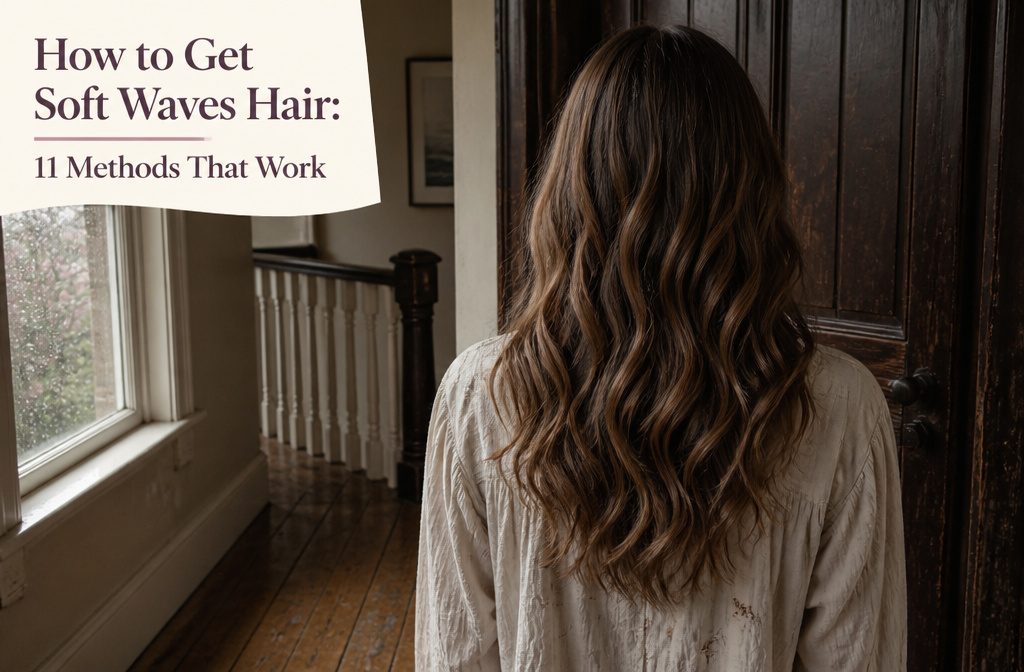 Loose soft waves with gentle volume through long hair
